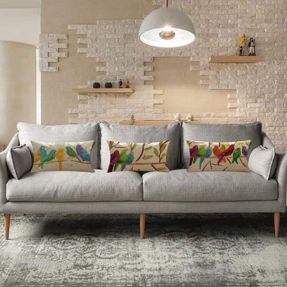 (2) Birds On A Branch Print 
Throw Pillow Covers - Picture 6 of 8